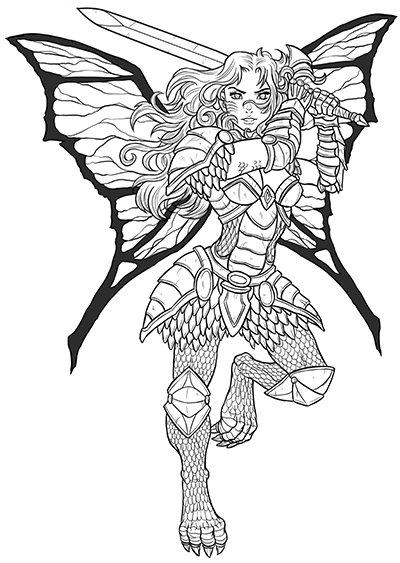 Half-Faerie Dragon Fighter