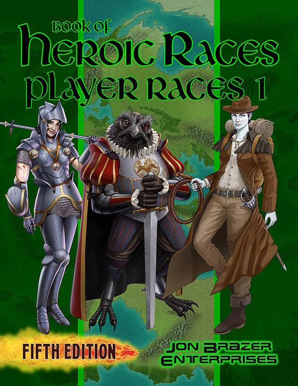Book of Heroic Races: Player Races 1 (5e)