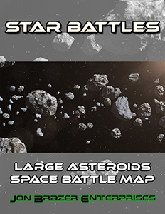 Star Battles: Large Asteroids Space Battle Map (VTT) 232