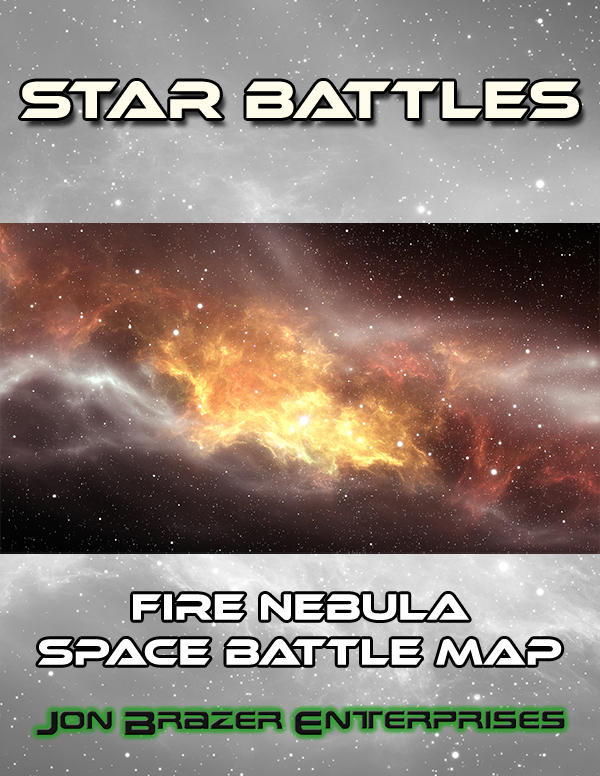 Star Battles: Fire Nebula Space Battle Map (VTT)