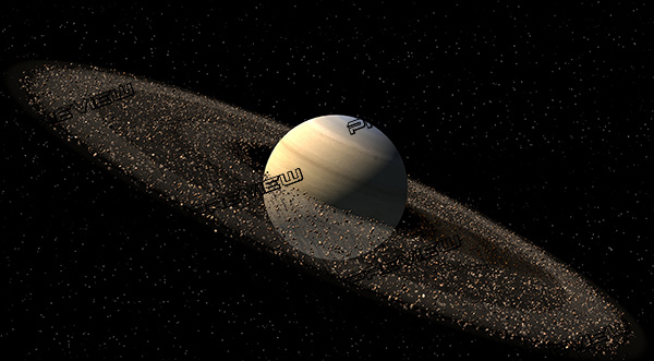 Star Battles: Ringed World Space Battle Map (VTT)